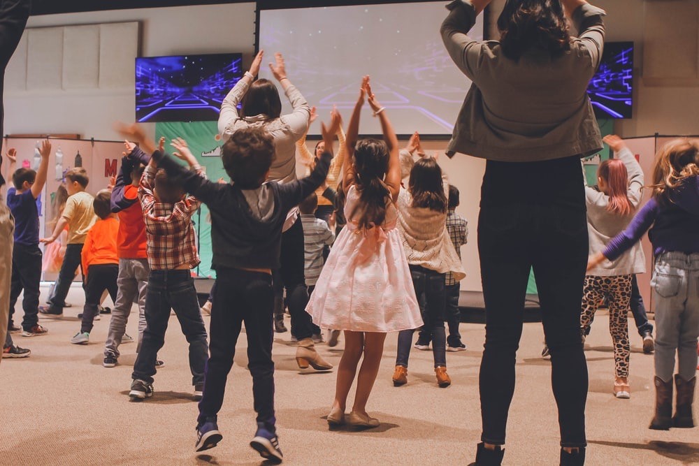 Children dancing